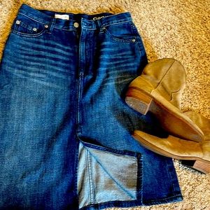 GAP denim skirt